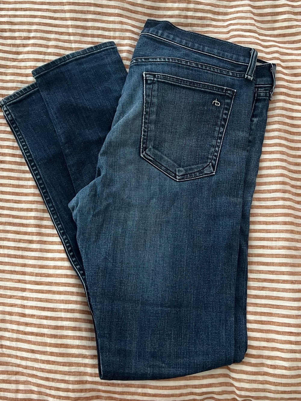 Men's rag & bone 34 Extra Slim Fit 1 Dark Blue Jeans
